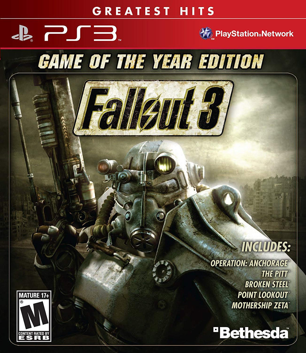 Fallout 3 Game Of The Year Edition PS3