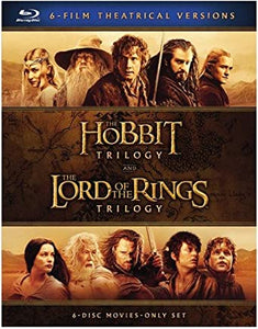 The Hobbit Trilogy and The Lord Of The Rings Trilogy Blu-ray