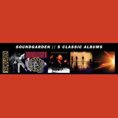 Soundgarden 5 Classic Albums Box Set (5 CDs)